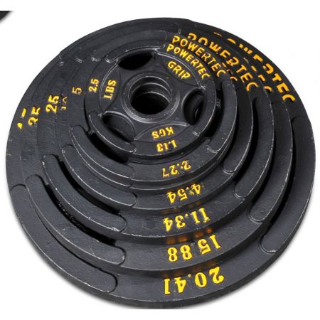 Набор олимпийских дисков для тренажеров powertec 255 LBS (116 кг)